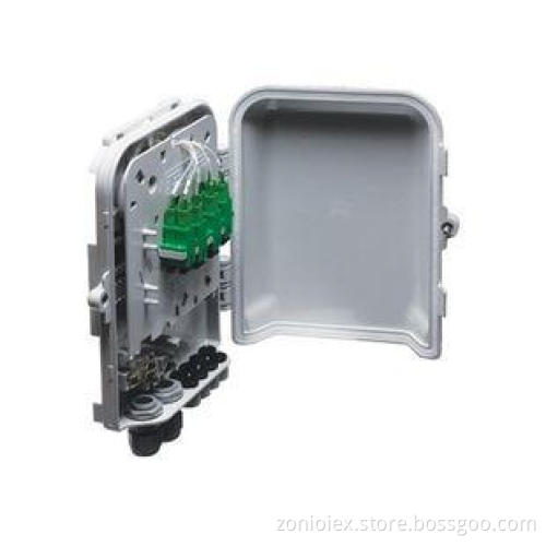 8 Port Fiber Distribution Box Mechanical Splice With 2 Inle